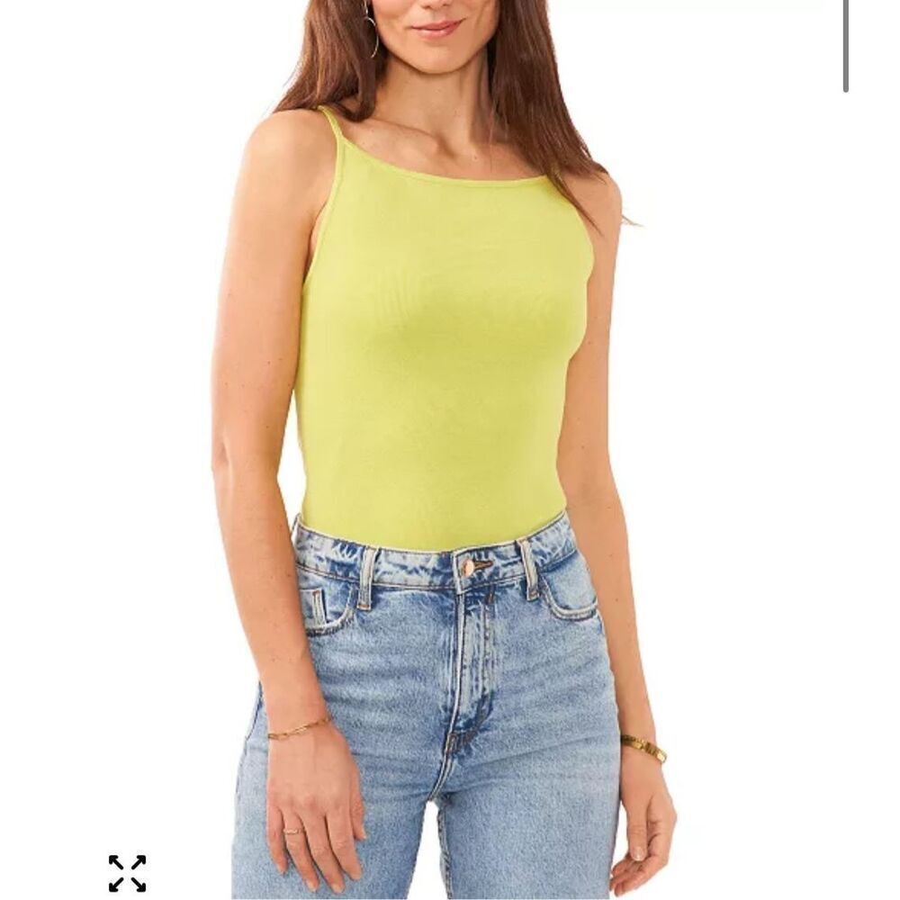 $68 Vince Camuto Women's Ribbed Sleeveless Sweater Tank Top size small m9